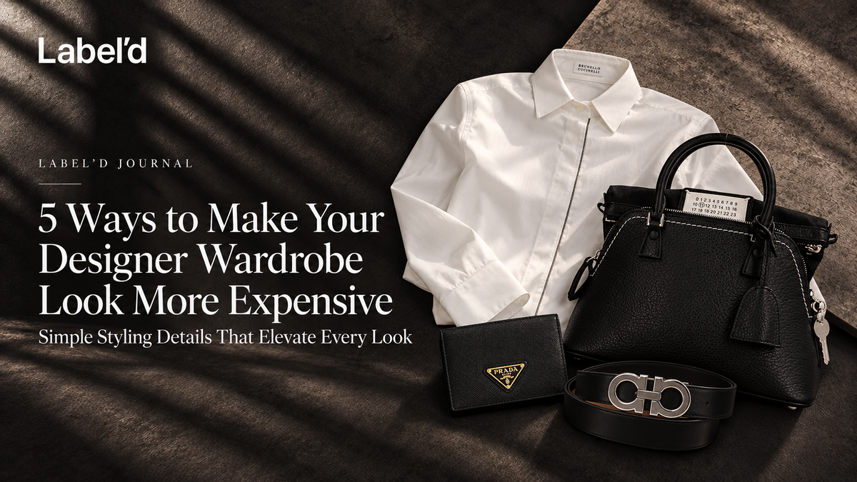 5 Ways to Make Your Designer Wardrobe Look More Expensive