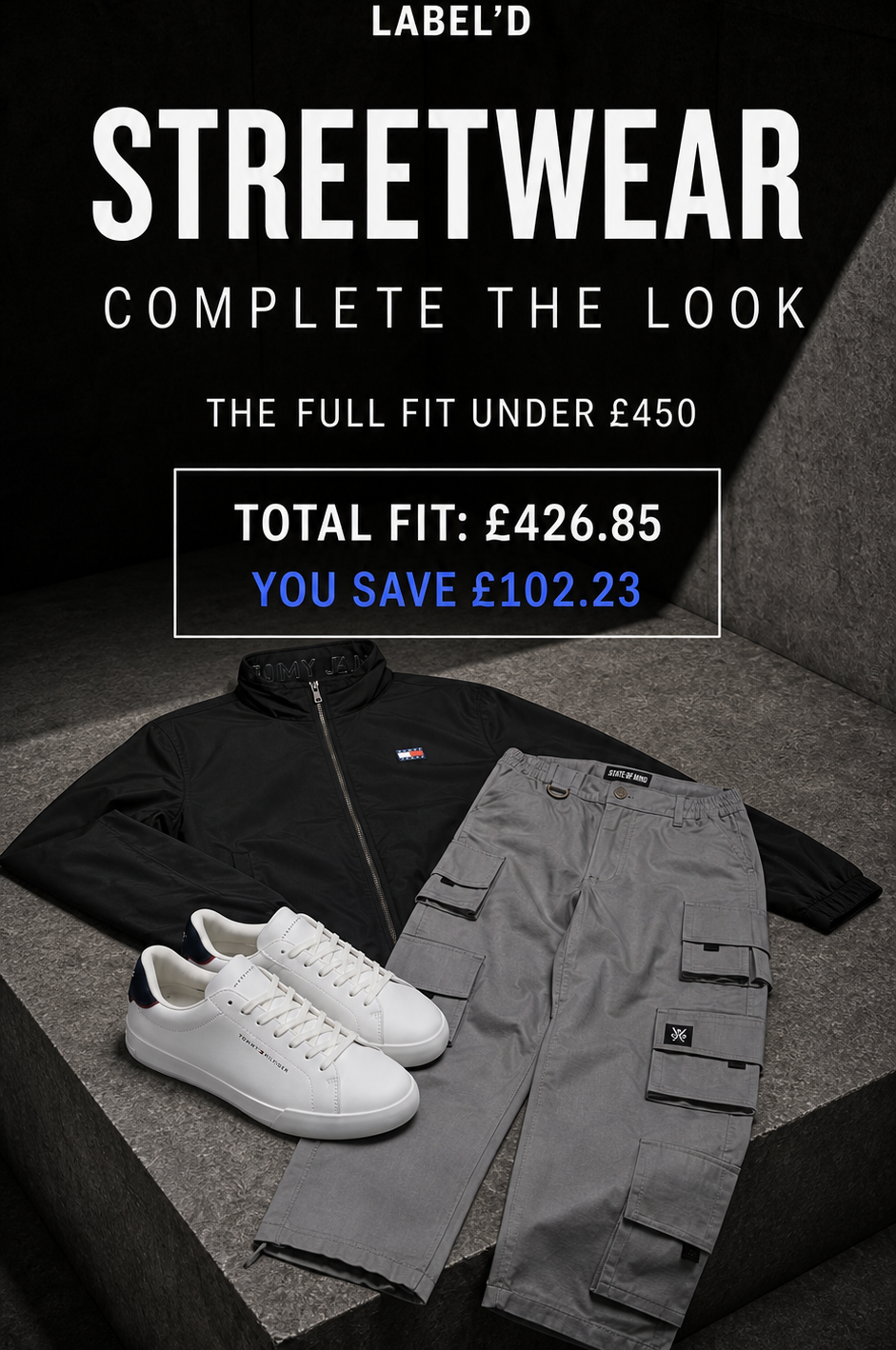 A Complete Designer Streetwear Outfit Under £450