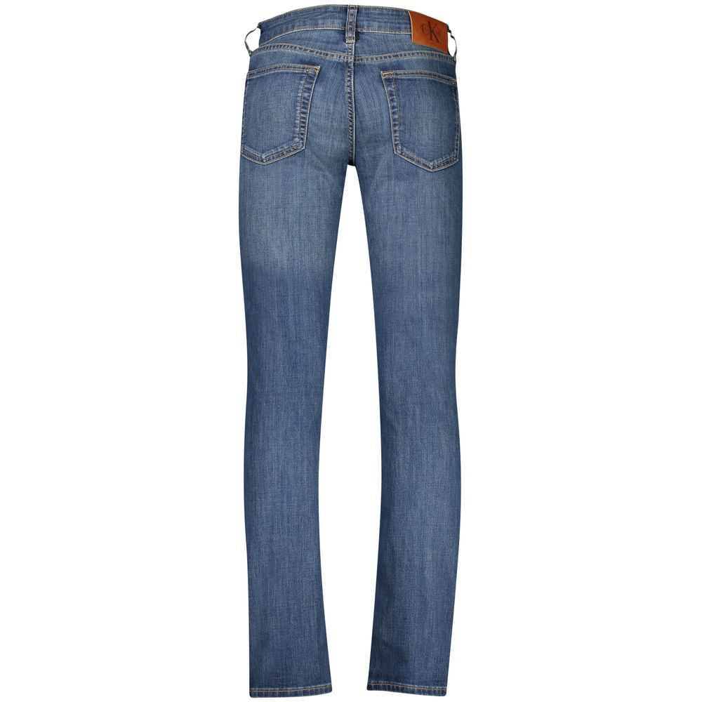 Calvin Klein Blue Cotton Men's Jeans — alternate view