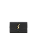 Saint Laurent Black Calf Leather Wallet