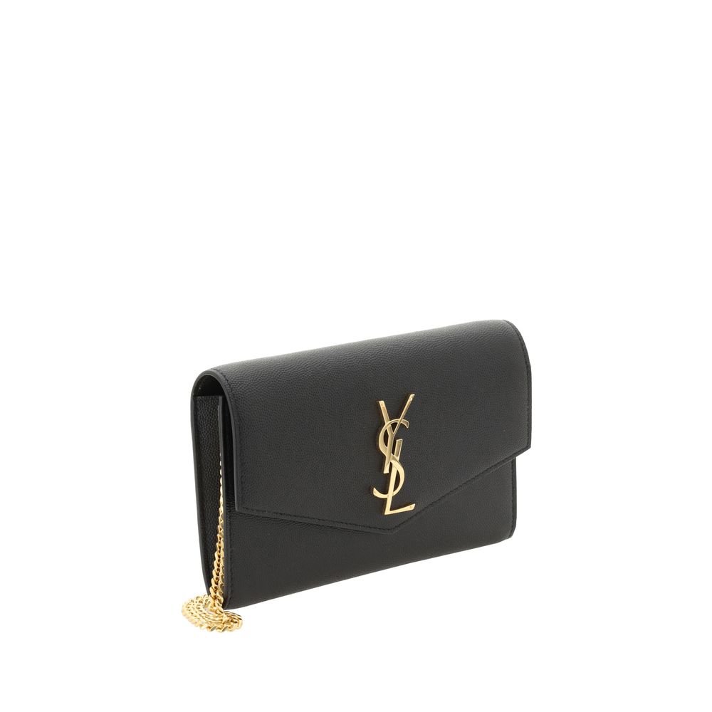 Saint Laurent Black Calf Leather Wallet — alternate view