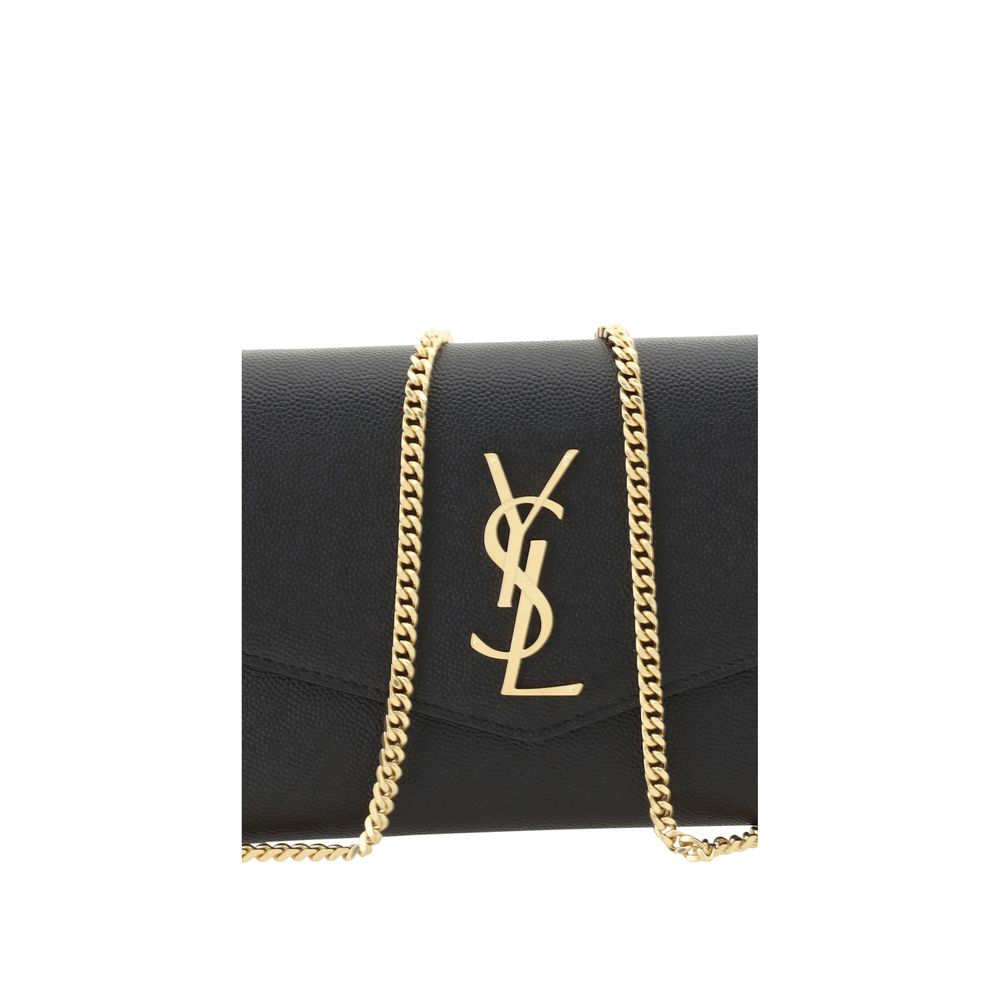 Saint Laurent Black Calf Leather Wallet — product view