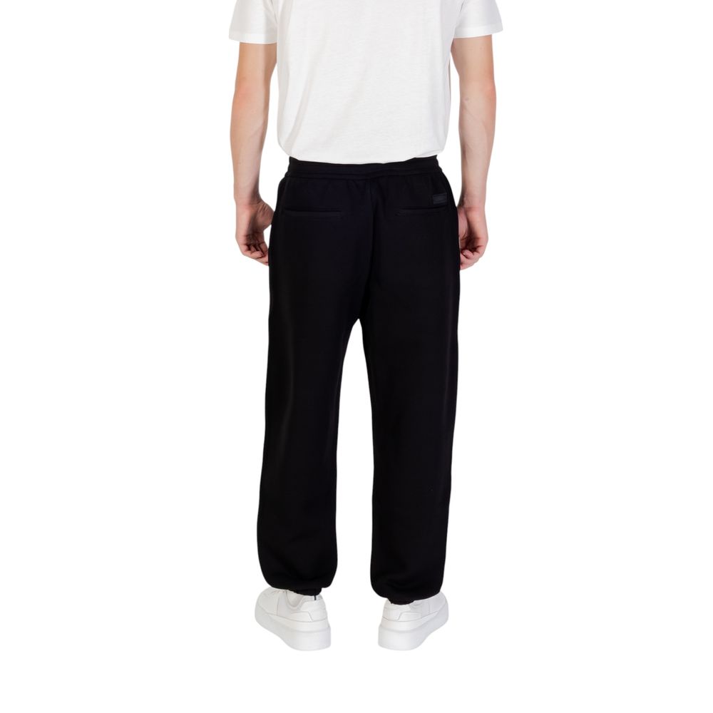 Black Cotton Joggers (Workout Pants)