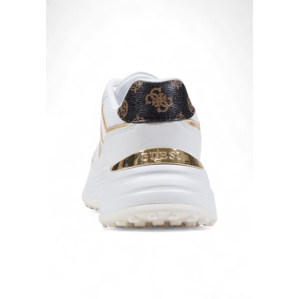 White Polyethylene Chunky Sneakers
