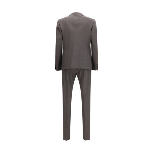 Dsquared² Gray Wool Two-Piece Suit