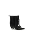 Black Calf Leather Bos Taurus Ankle Boots