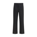 Black Cotton Chino Pants