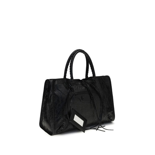 Balenciaga Black Lamb Ovis Aries Shoulder Bag