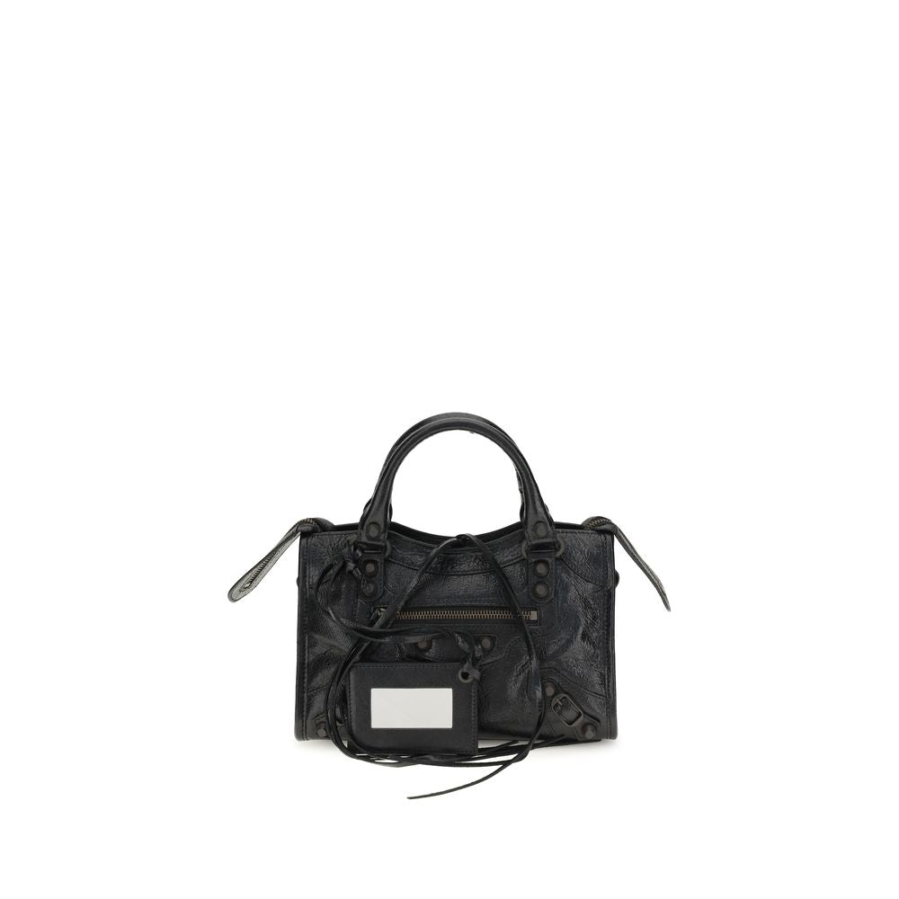 Balenciaga Black Lamb Ovis Aries Shoulder Bag