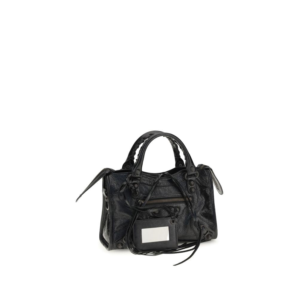 Balenciaga Black Lamb Ovis Aries Shoulder Bag