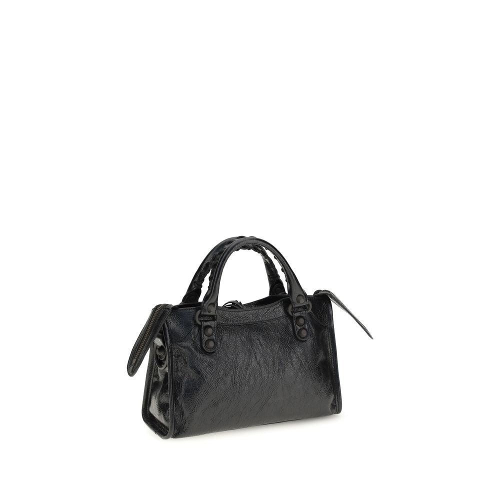 Balenciaga Black Lamb Ovis Aries Shoulder Bag