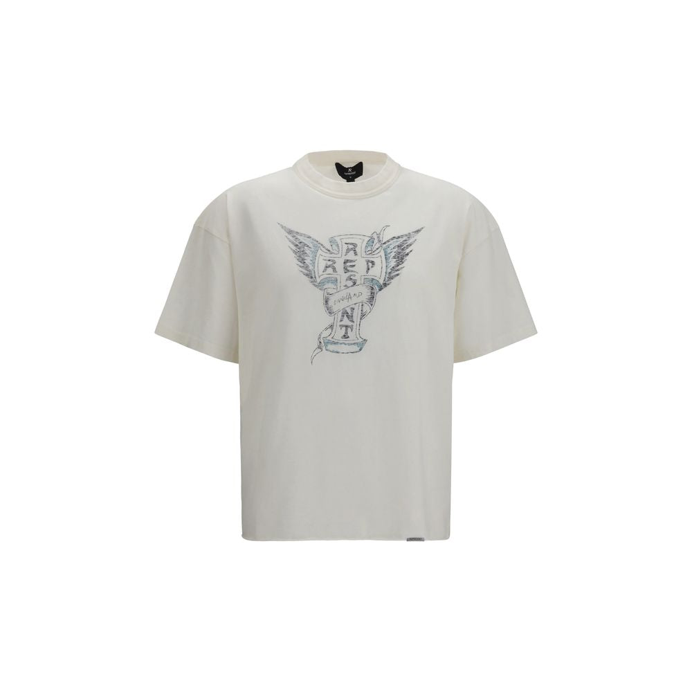 Represent White Cotton T-Shirt – product image 1