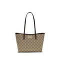 Beige Polyester Shoulder Bag