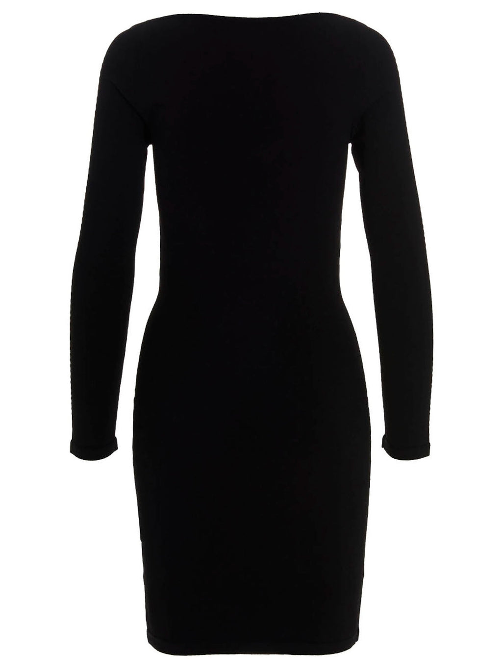 Black Viscose Mini Skirt