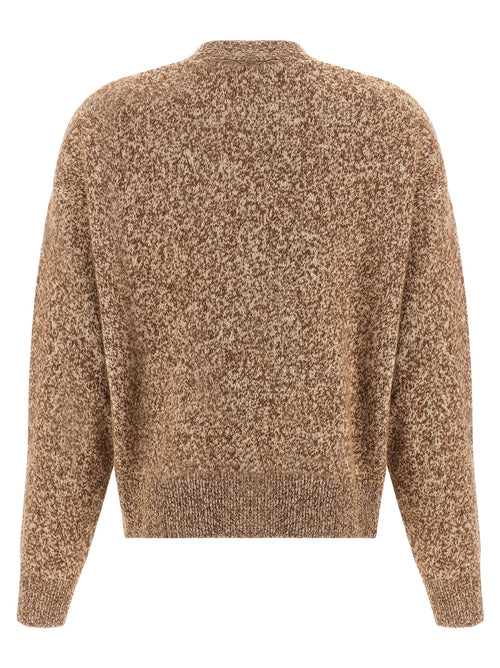 Beige Virgin Wool Cardigan