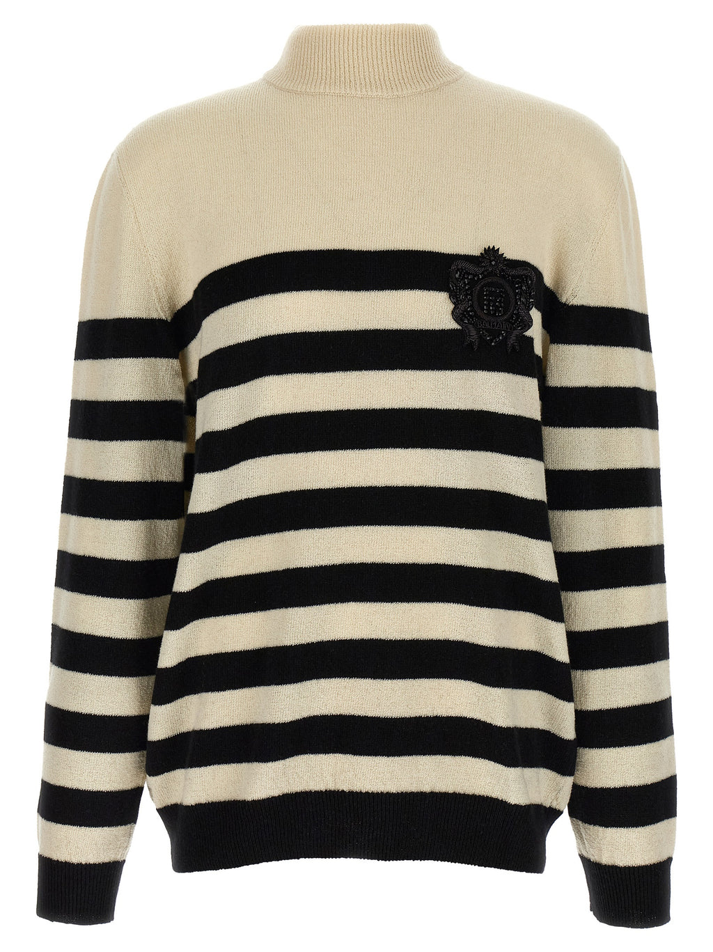 Bicolor Wool Cardigan