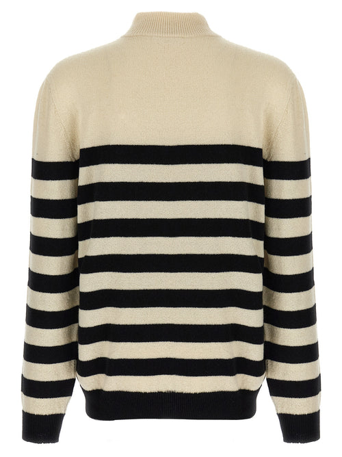 Bicolor Wool Cardigan