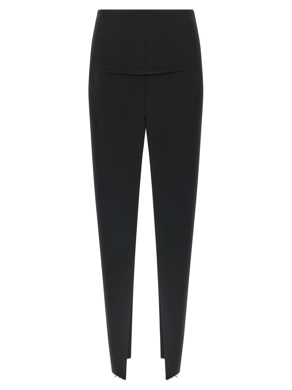 Black Virgin Wool Mini Skirt
