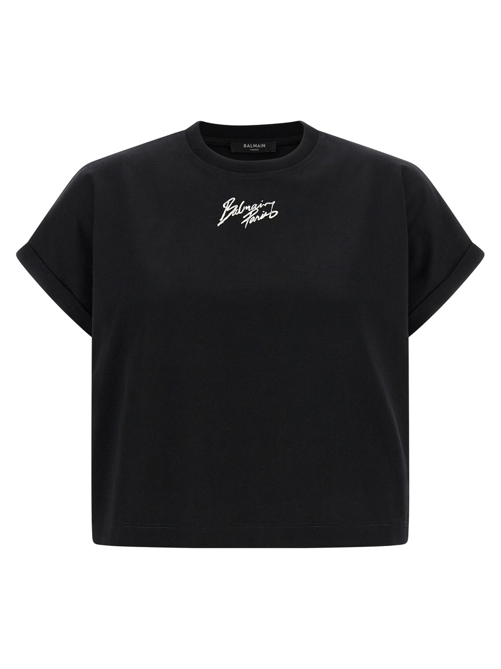 Black Cotton T-Shirt