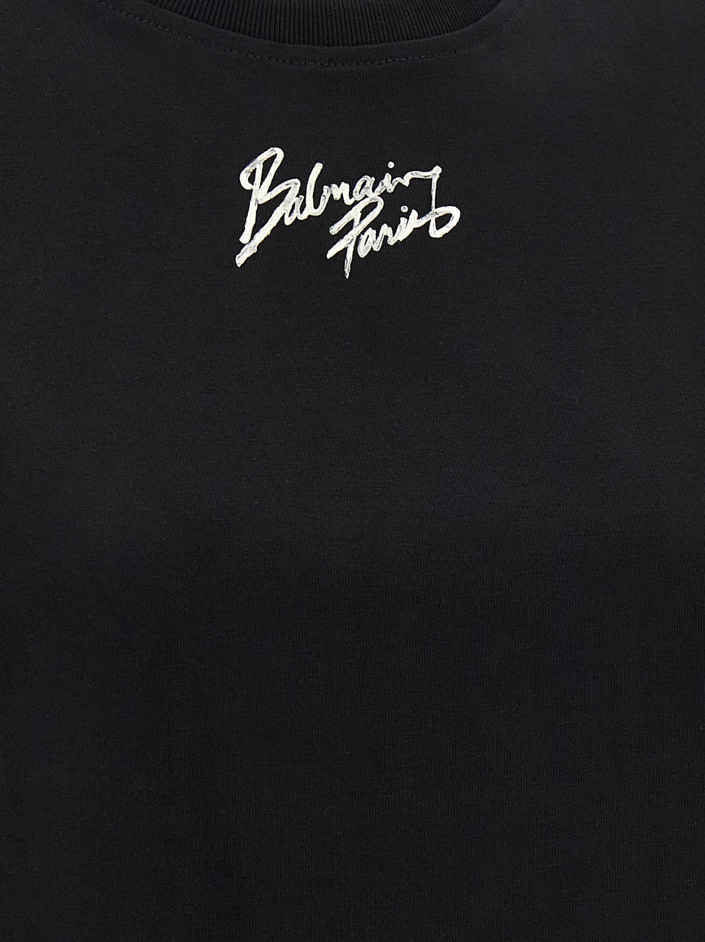 Black Cotton T-Shirt