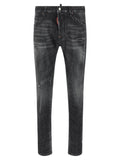 Black Cotton Jeans Denim