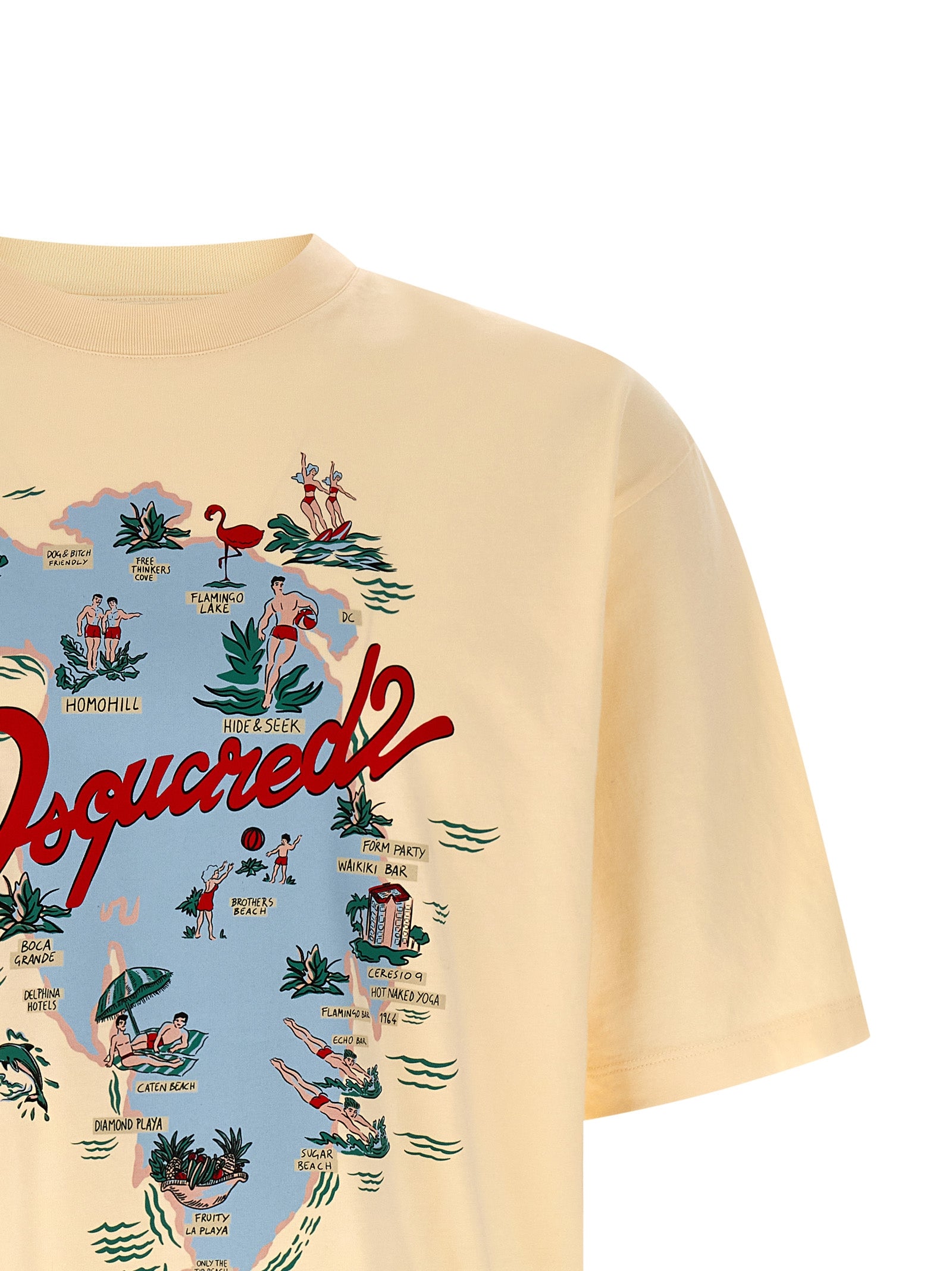Beige Cotton T-Shirt