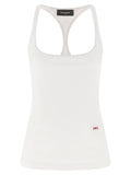 White Cotton Tank Tops