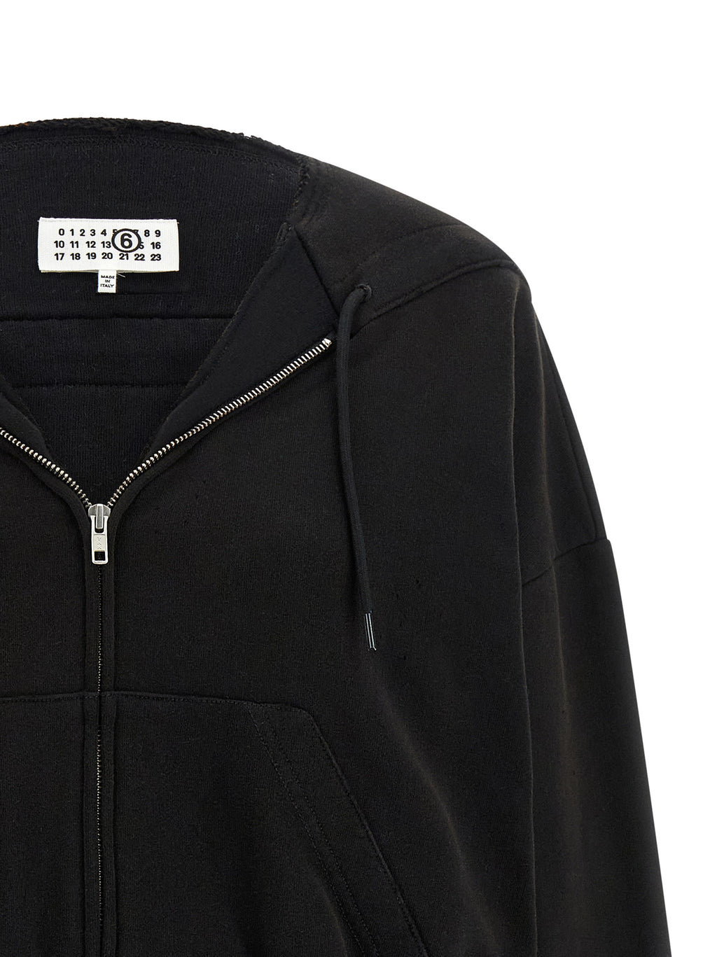 Black Cotton Sweatshirt