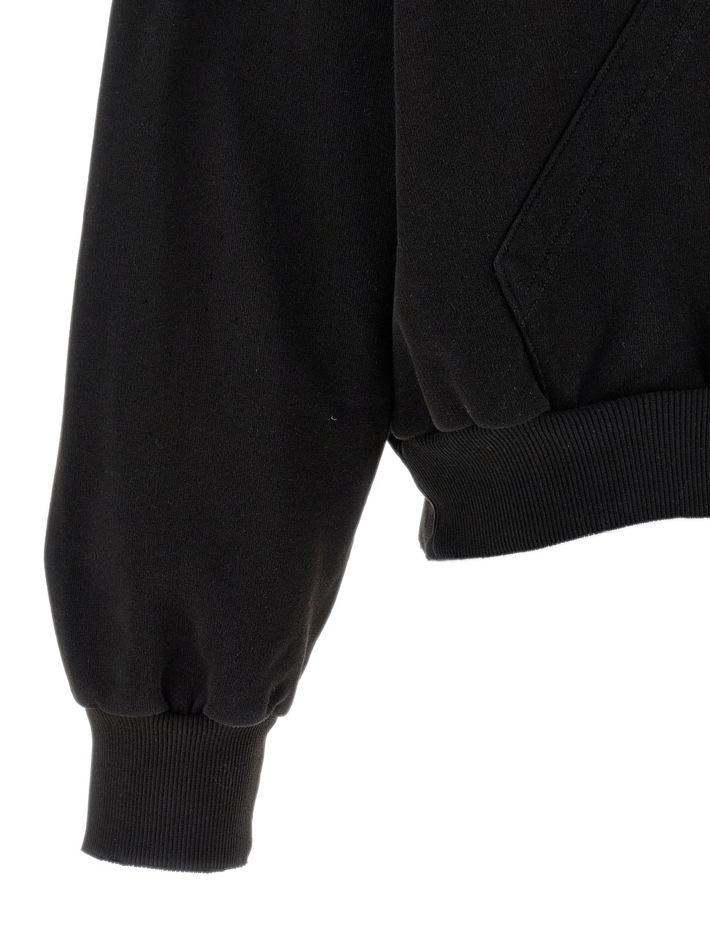 Black Cotton Sweatshirt