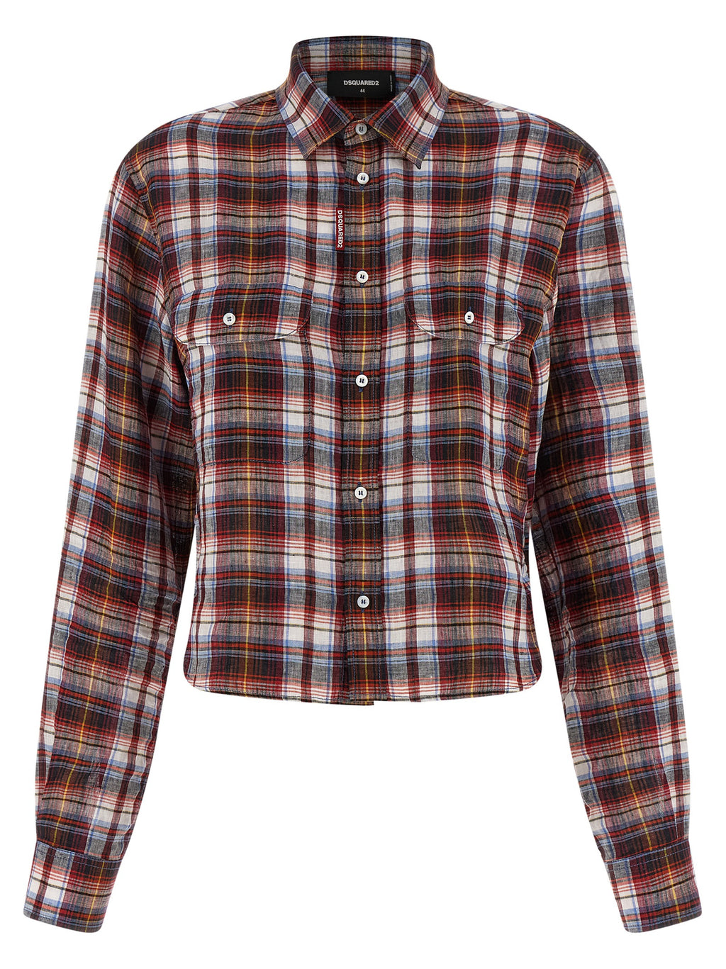 Multicolor Linen Blouse