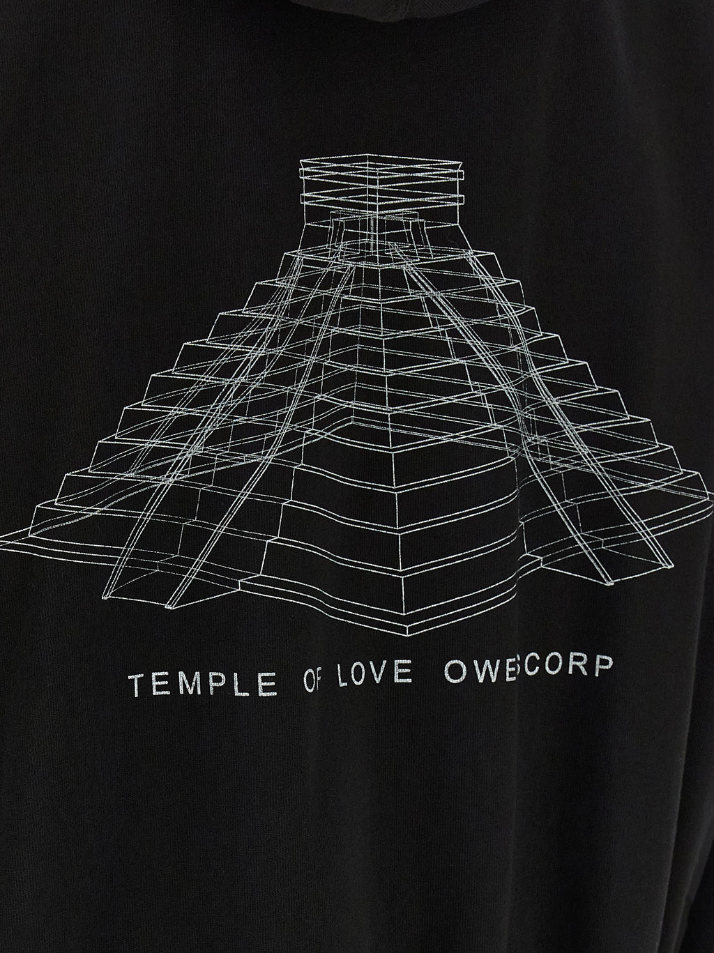 Black Cotton Sweatshirt