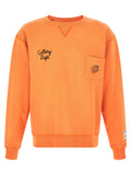 Orange Cotton Sweatshirt