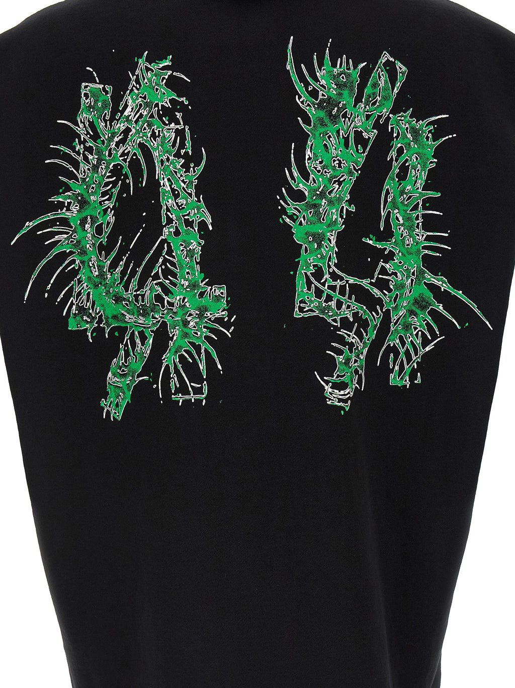 Black Cotton Sweatshirt