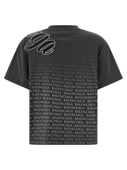 Balenciaga Black Cotton T-Shirt