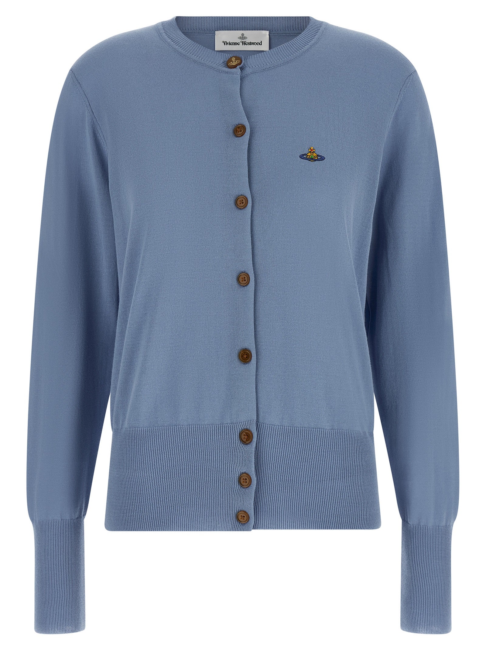 Blue Cotton Cardigan