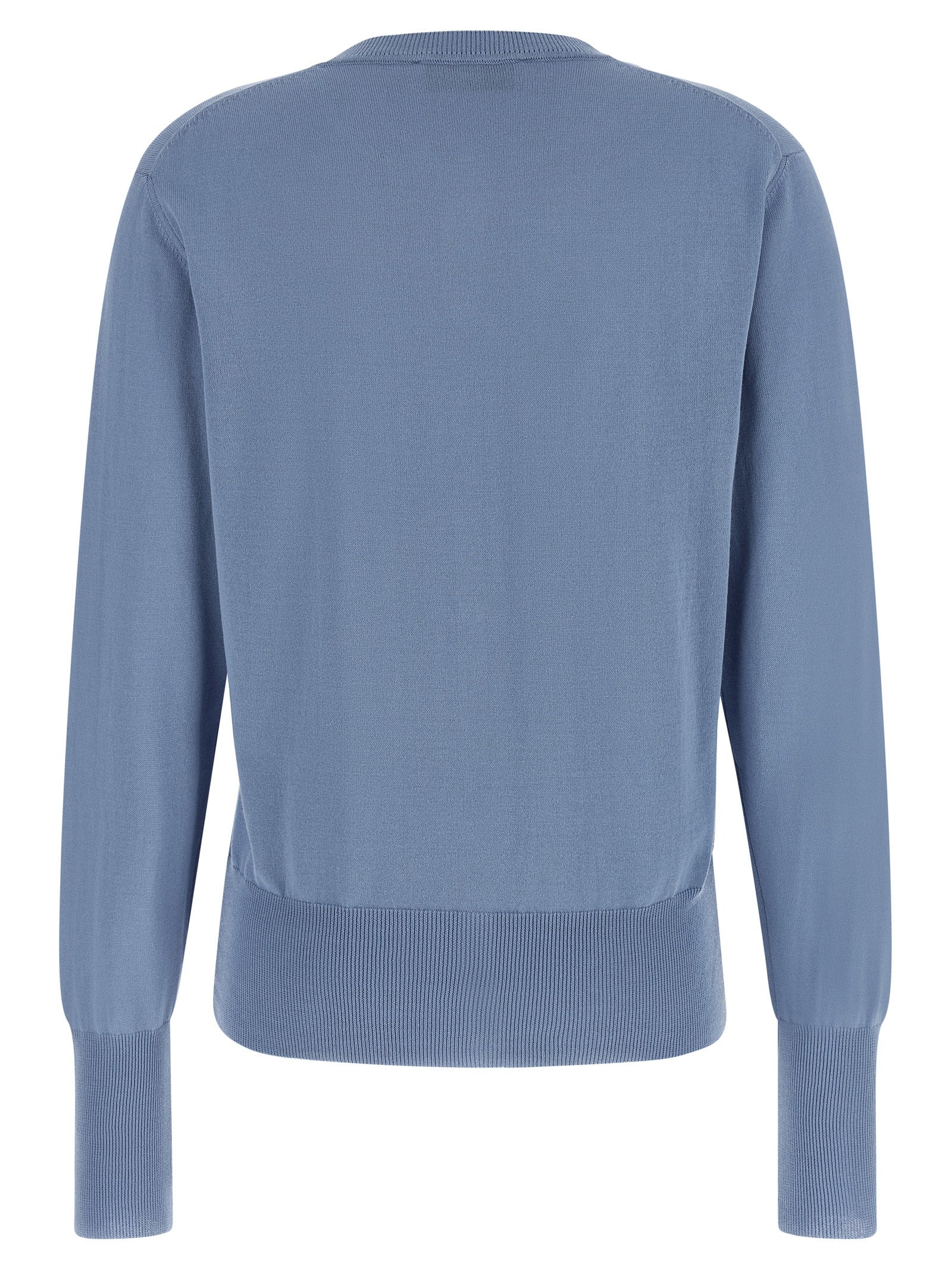 Blue Cotton Cardigan