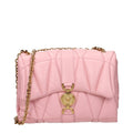 Pink Leather Shoulder Bag