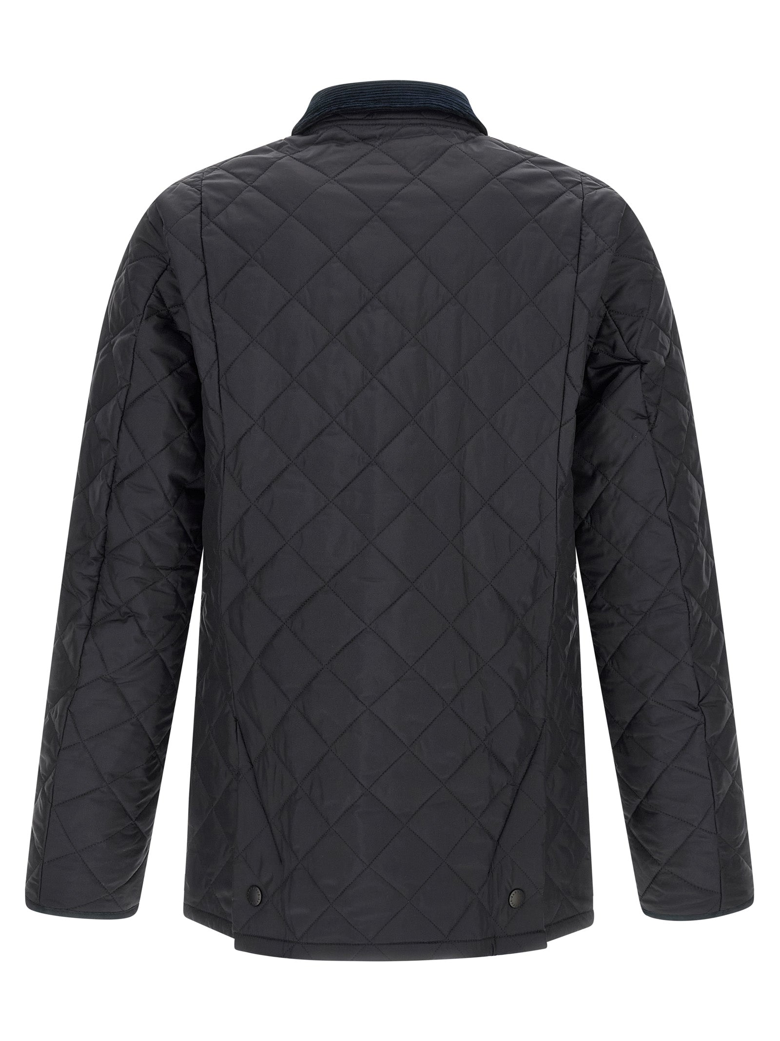 Blue Polyamide Full-Length Jacket