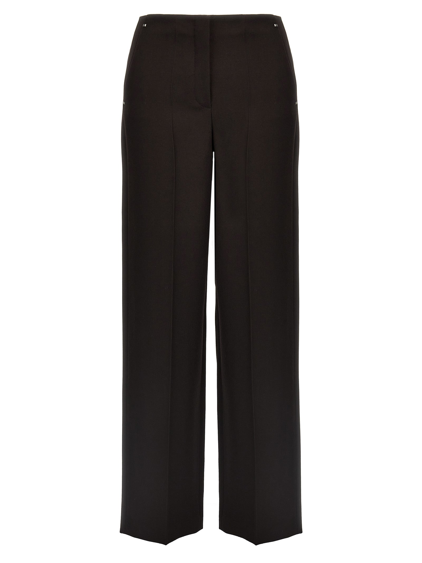 Purple Virgin Wool Dress Pants
