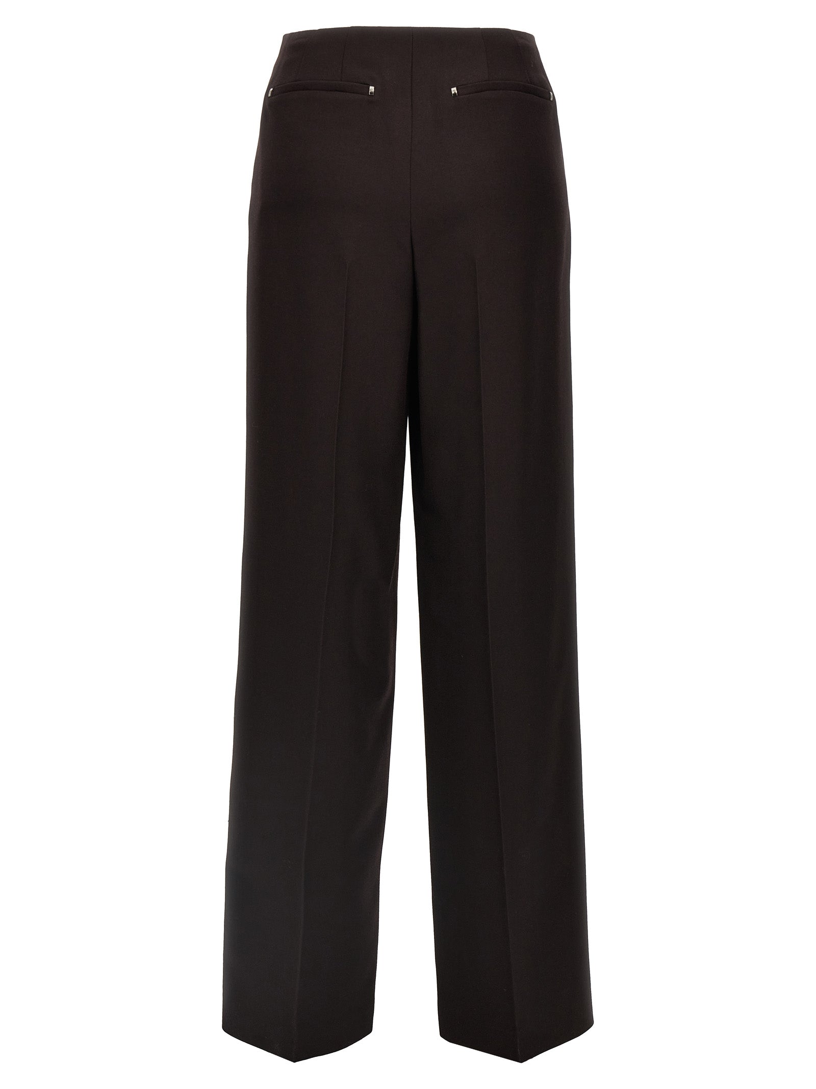 Purple Virgin Wool Dress Pants