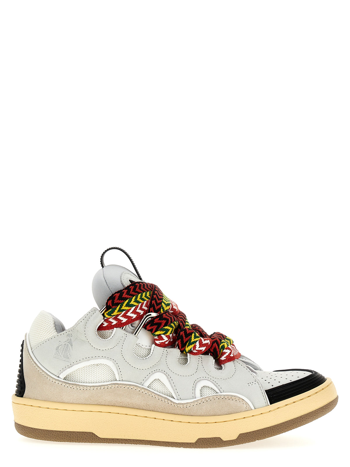 Lanvin Grey Calfskin Chunky Sneakers