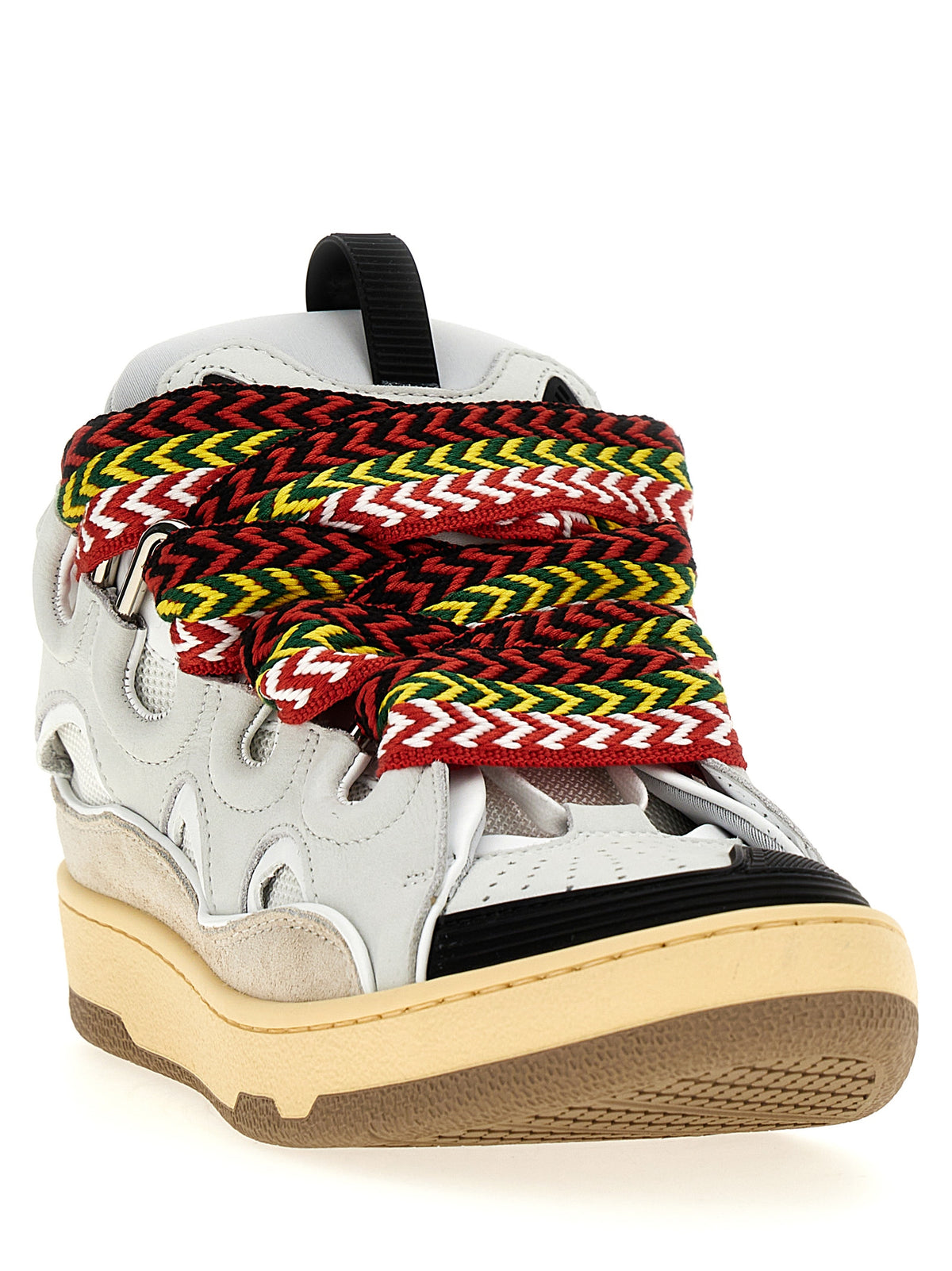 Lanvin Grey Calfskin Chunky Sneakers