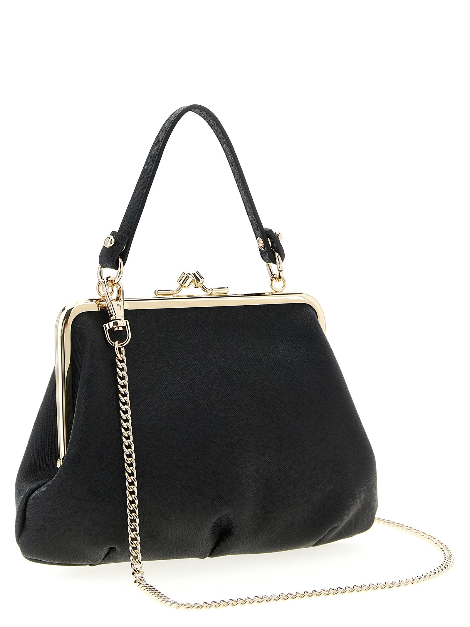 Black Cowhide Handbag
