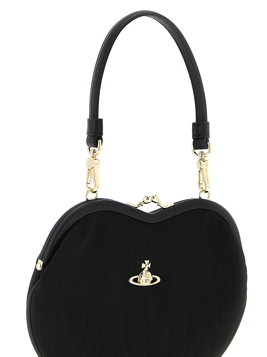 Black Viscose Handbag