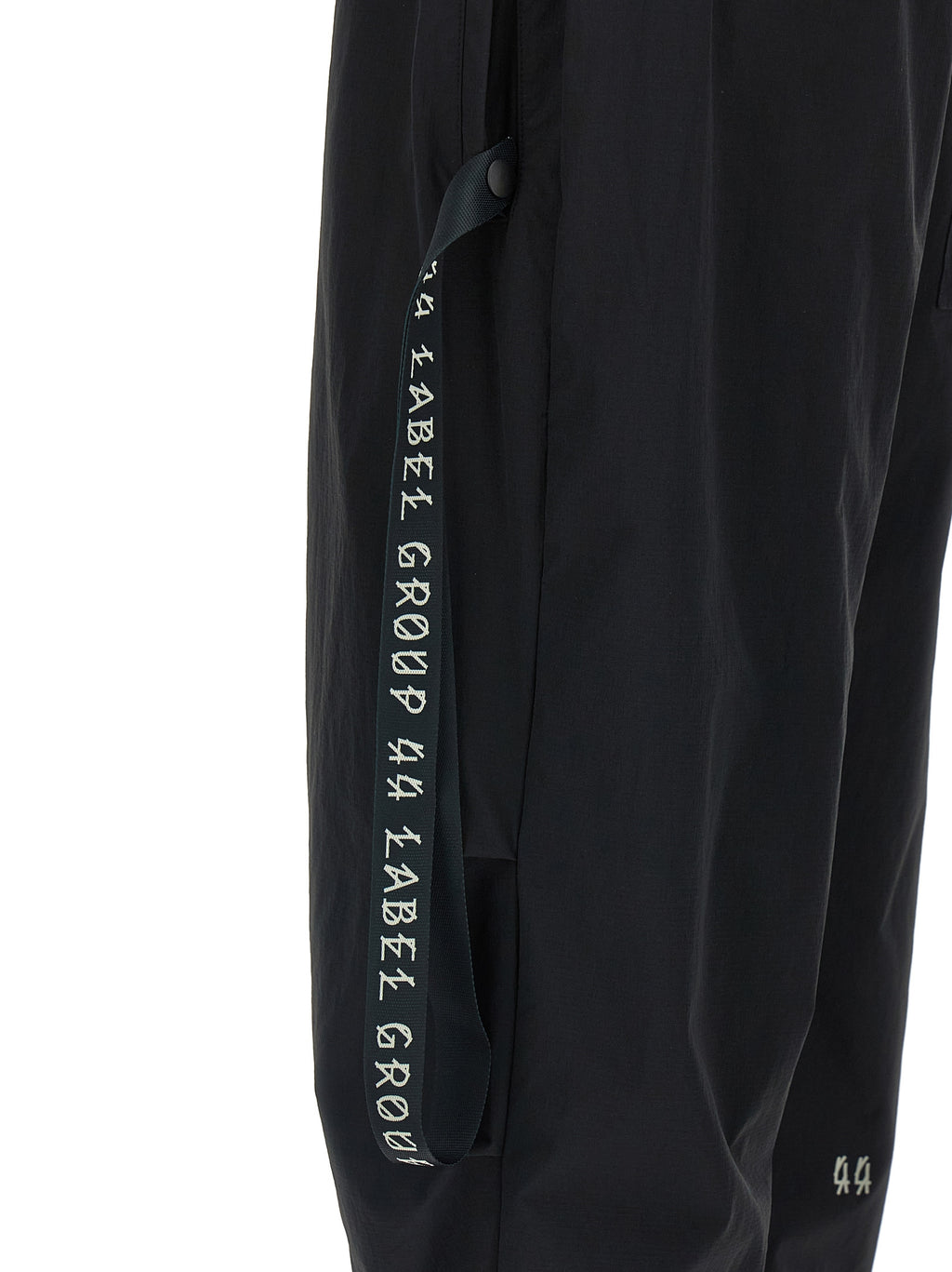 Black Polyamide Athletic Pants