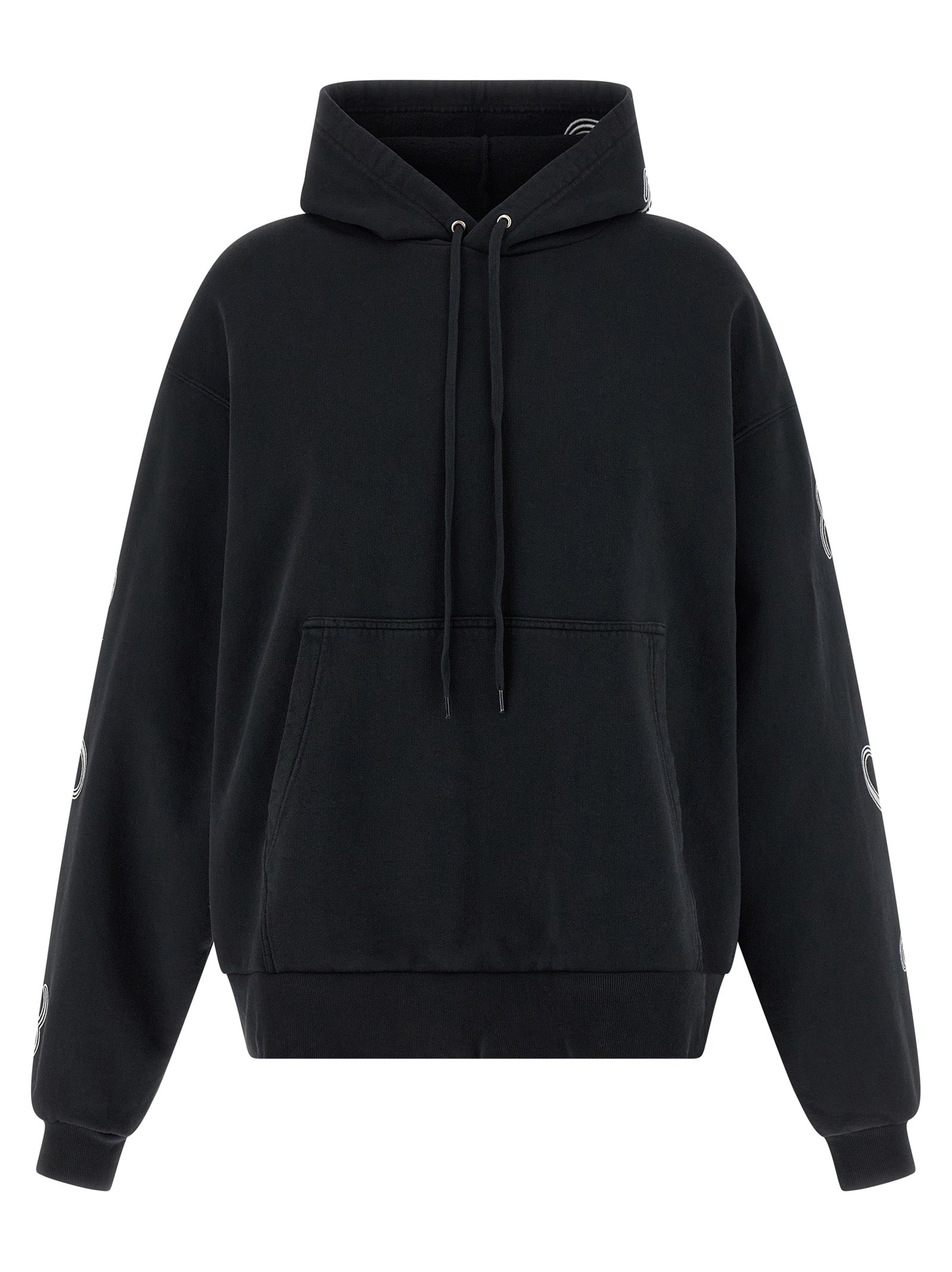 Balenciaga Black Cotton Hoodie