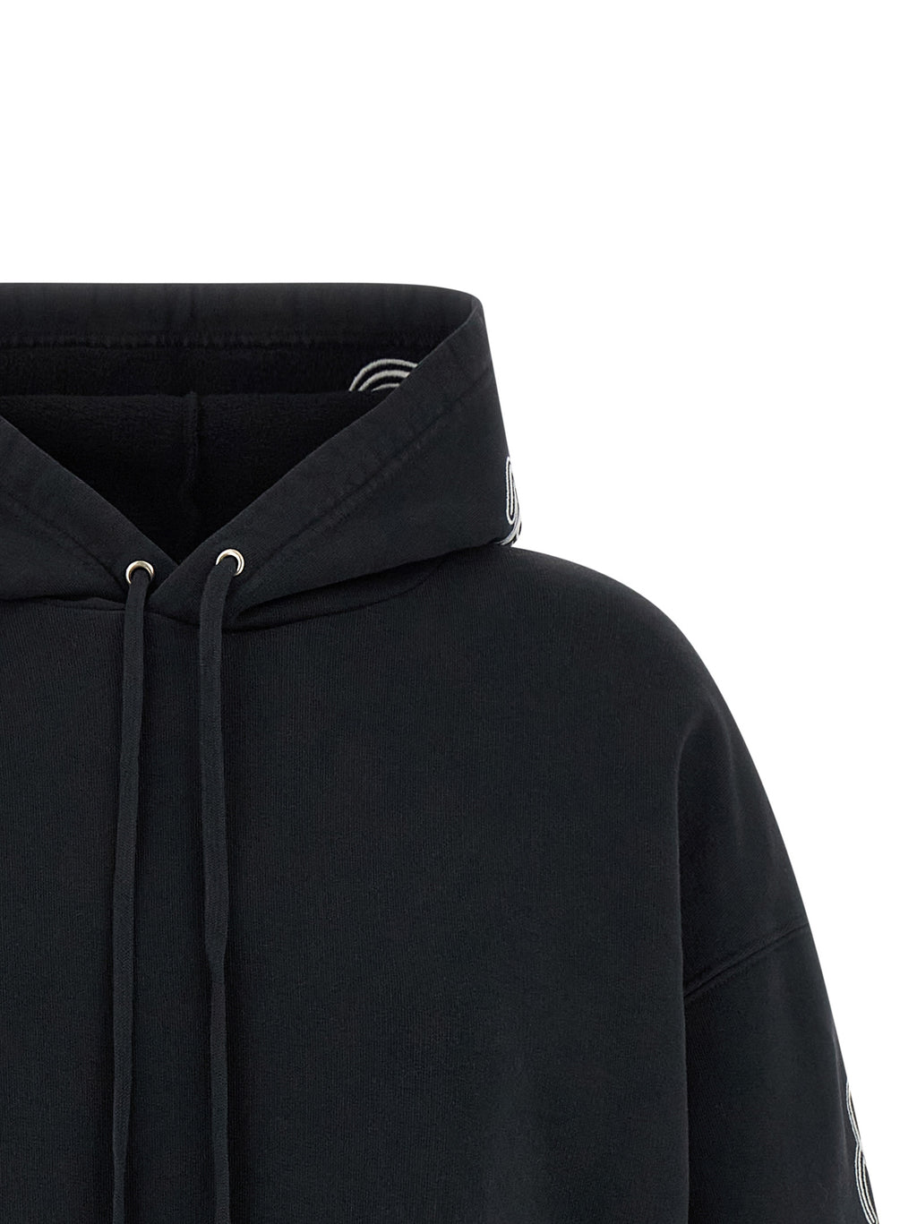 Balenciaga Black Cotton Hoodie