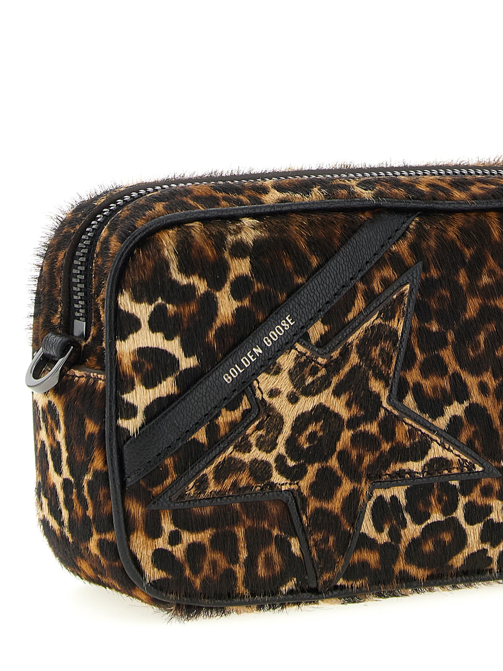 Multicolor Cowhide Crossbody Bag