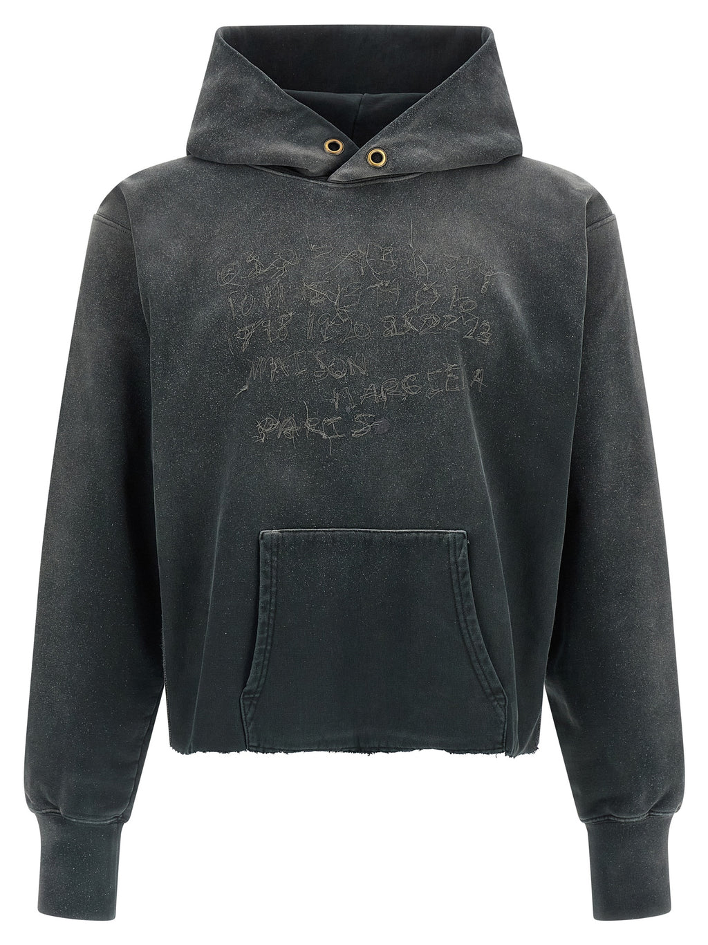 Gray Cotton Hoodie