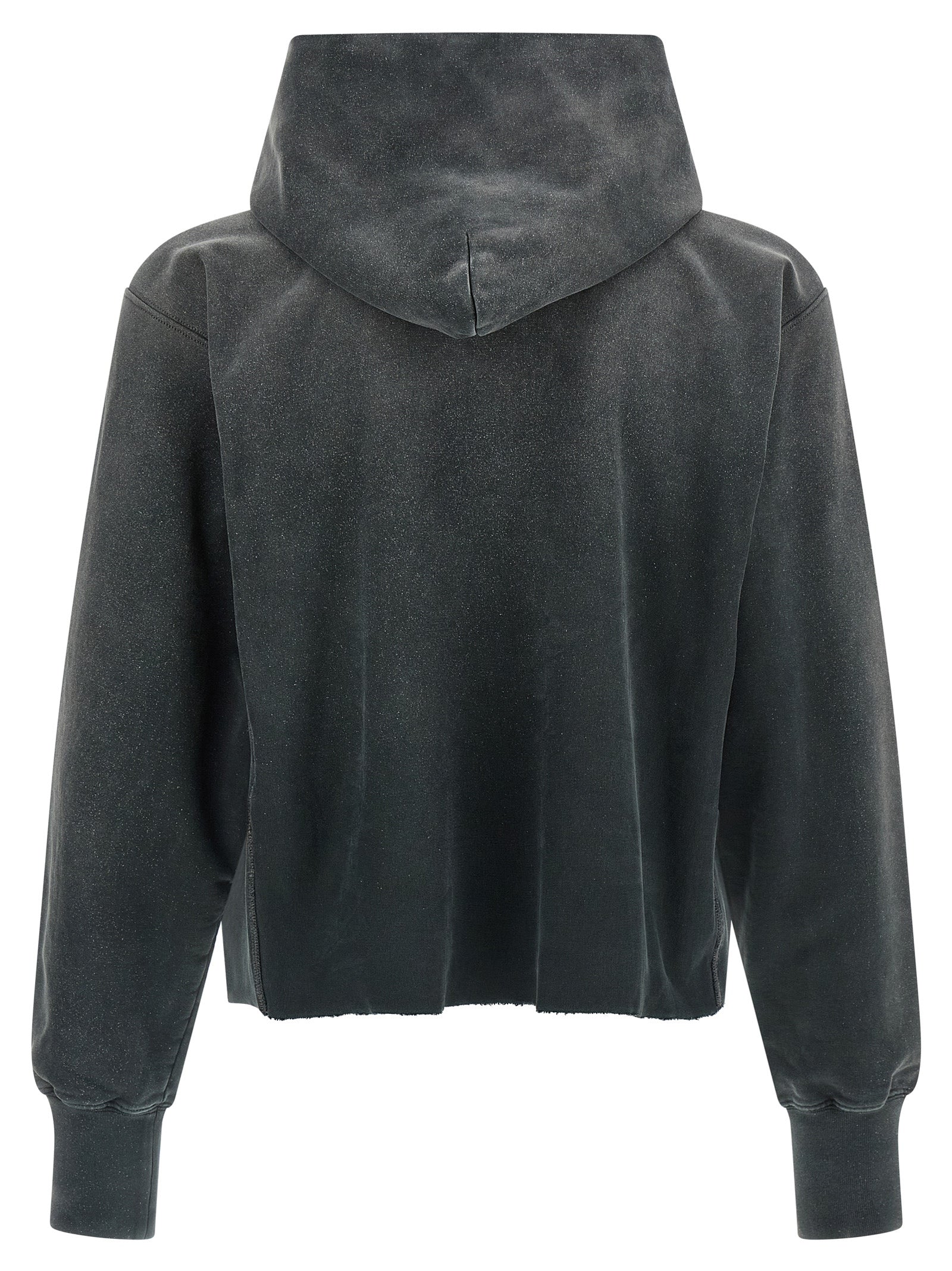 Gray Cotton Hoodie